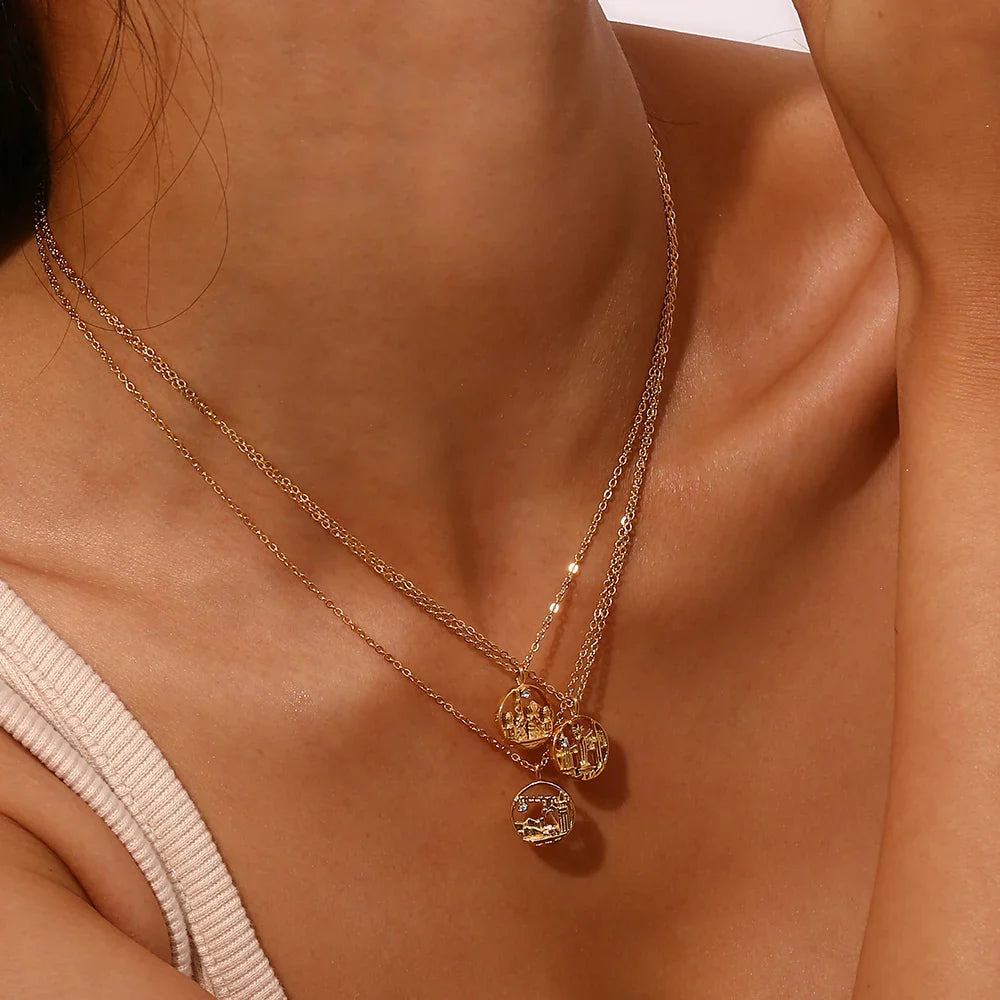 18k City Necklaces