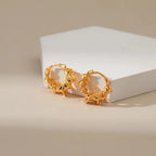 18k Twisted Coil Hoop Earrings