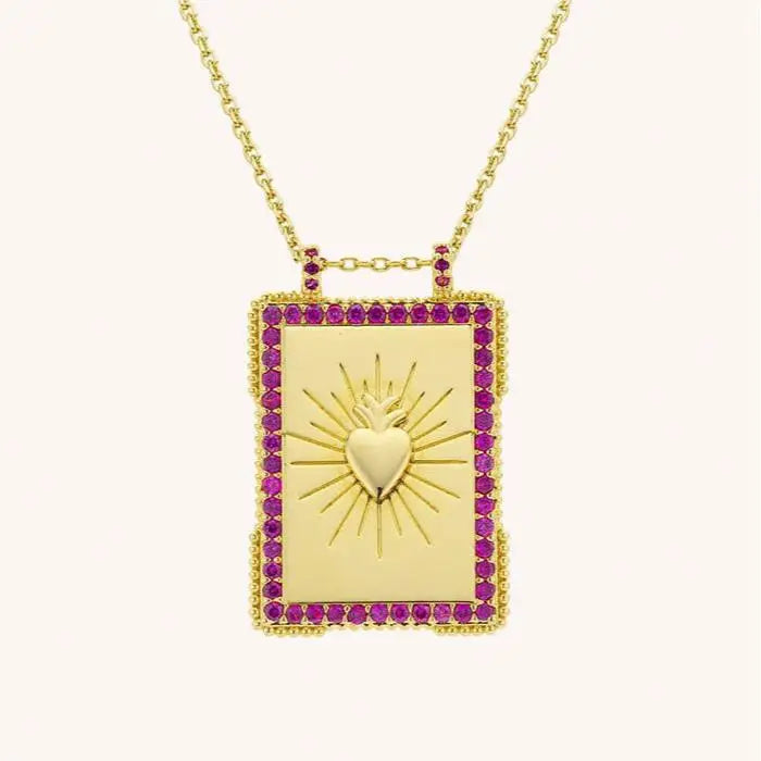 Bohemian Tarot Card Necklace