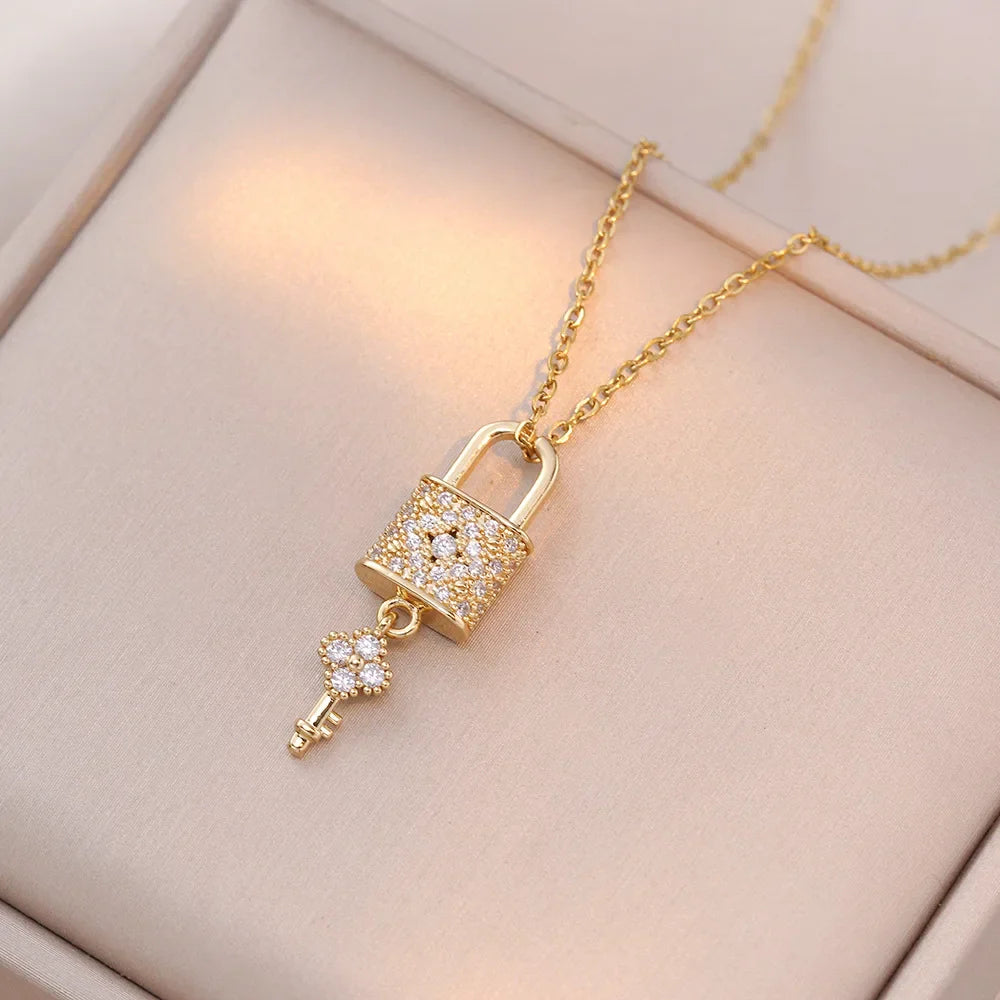Lock & Key Necklace