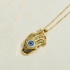 Exaggerated Evil Eye Necklaces