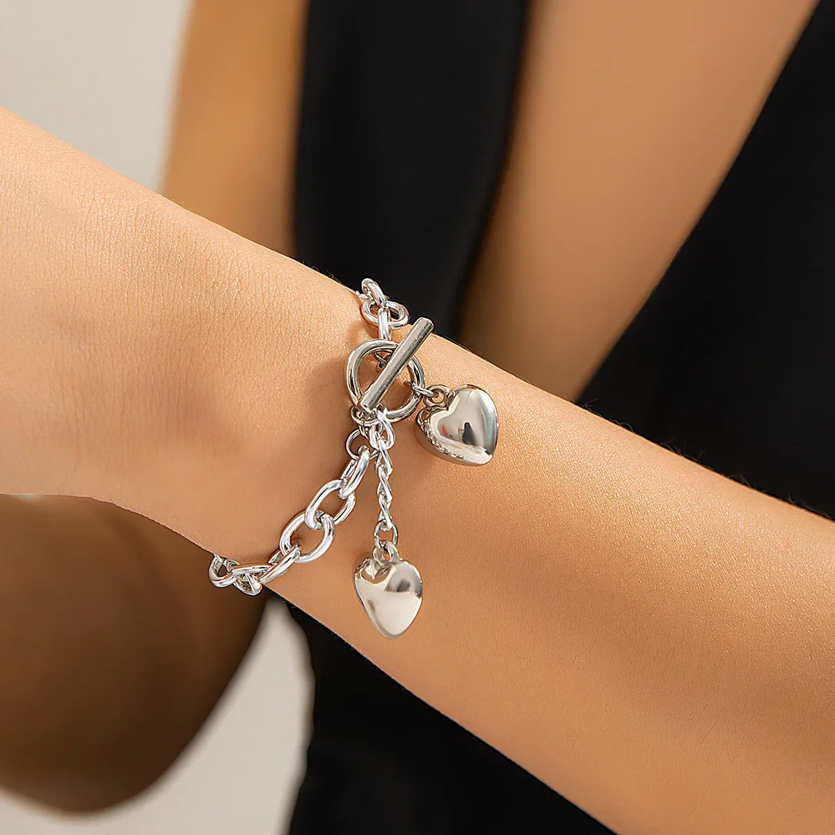 Double Heart Bracelets