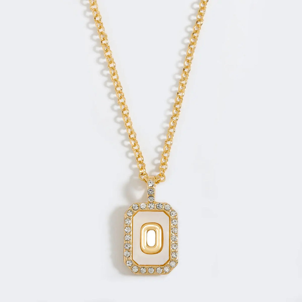 Initial Tag Necklace