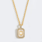 Initial Tag Necklace