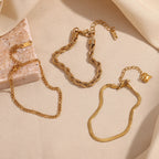 18k Modern Chain Bracelets