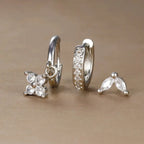 3PC Hoop Earring Set