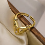 Unique Hand Heart Ring