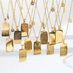 Vintage Zodiac Tarot Necklace
