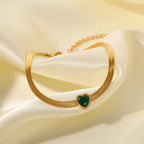18k Heart Bracelet