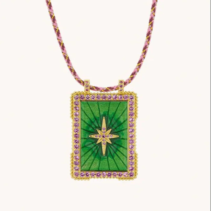 Bohemian Tarot Card Necklace