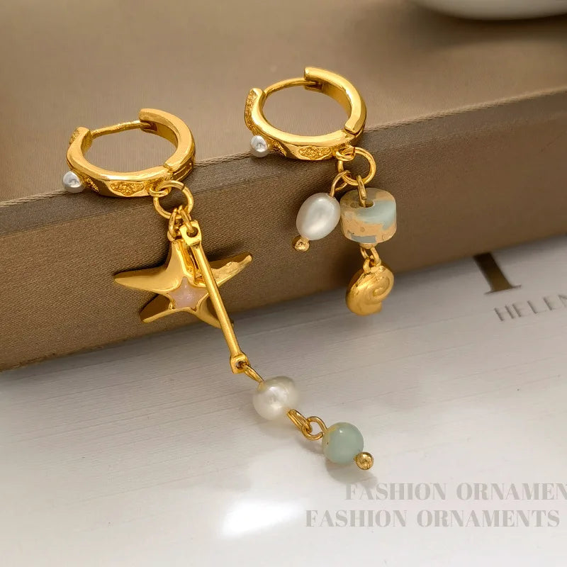 Asymmetrical Dangle Earrings