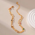 18k Double Layer Candy Bracelet