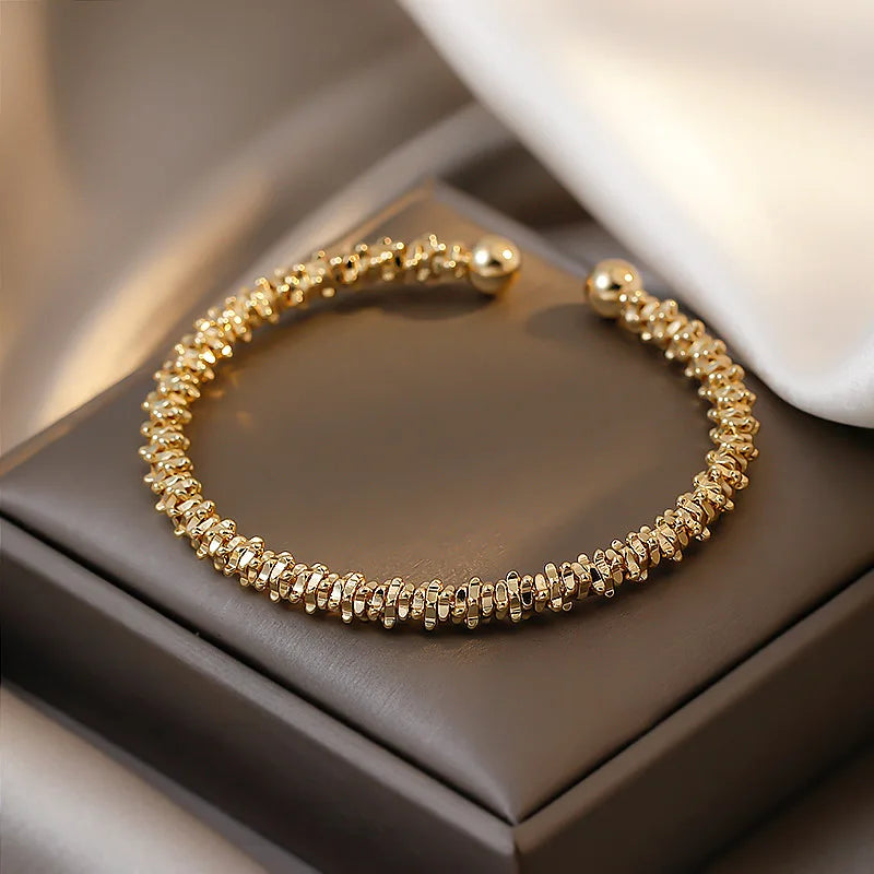 Geometric Bracelet & Earrings