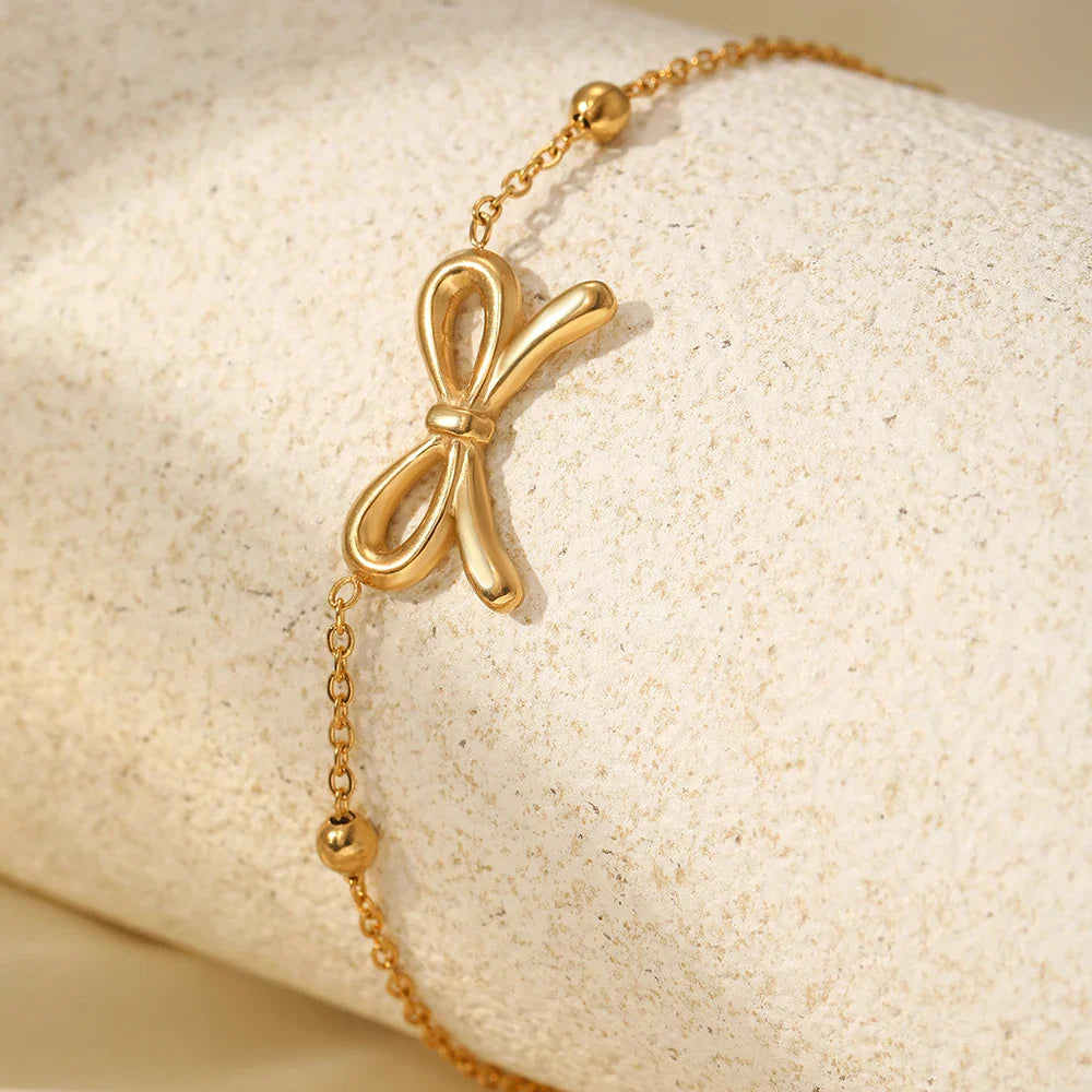 Cute Bow Chain Bracelet