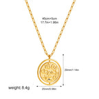 Retro Paperclip Pendant Necklaces