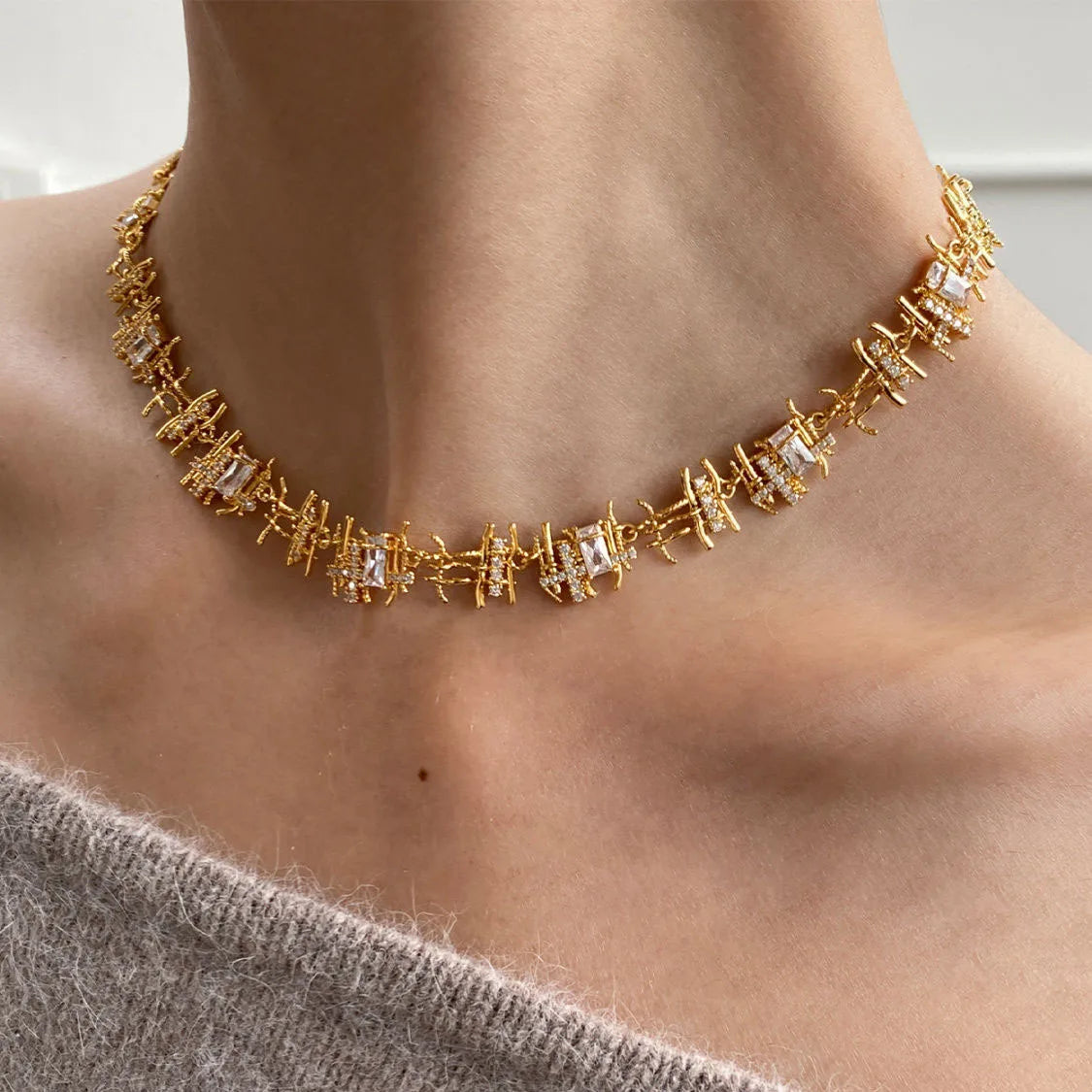 Vintage Weaved Jewelry Set