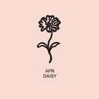 Custom Birth Flower & Name Ring