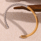 Dual Tone Bangle
