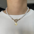Pearl Initial Choker