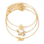 3PC Zodiac Anklets