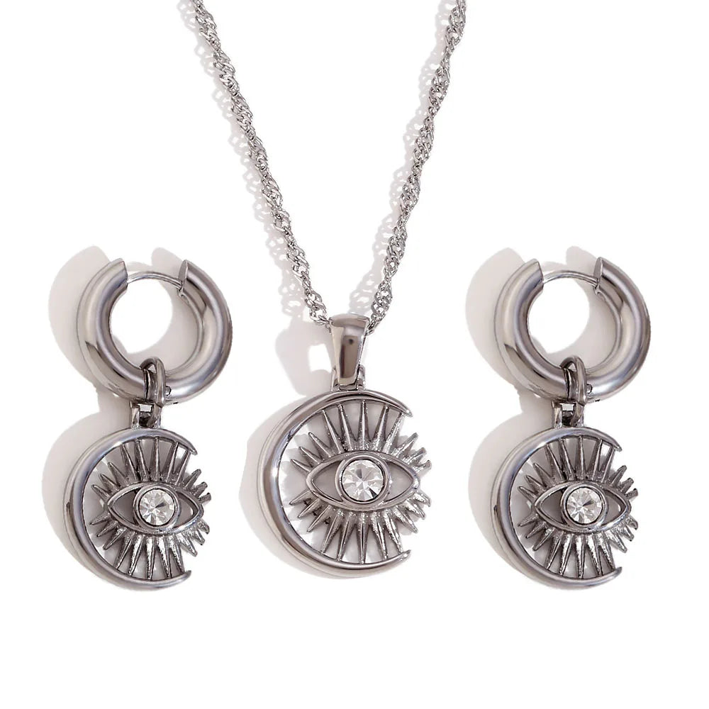 Moon Eye Jewelry Set
