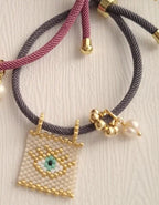 Simple Handmade Evil Eye Bracelet