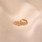 Crystal Wave Earrings