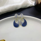 Water Drop Polygon Earrings
