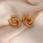 18k Crystal Hoop Jewelry Set