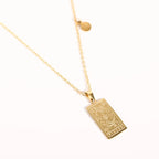 Vintage Zodiac Tarot Necklace