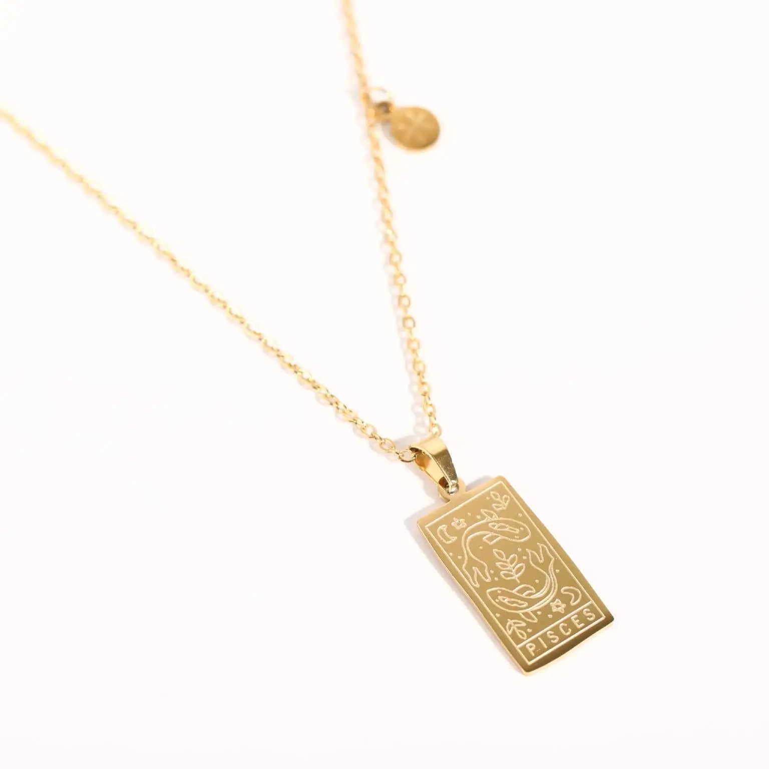 Vintage Zodiac Tarot Necklace