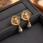 Elegant Fashion Coin Earrings