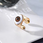 Retro Open Evil Eye Rings