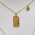 Vintage Zodiac Tarot Necklace