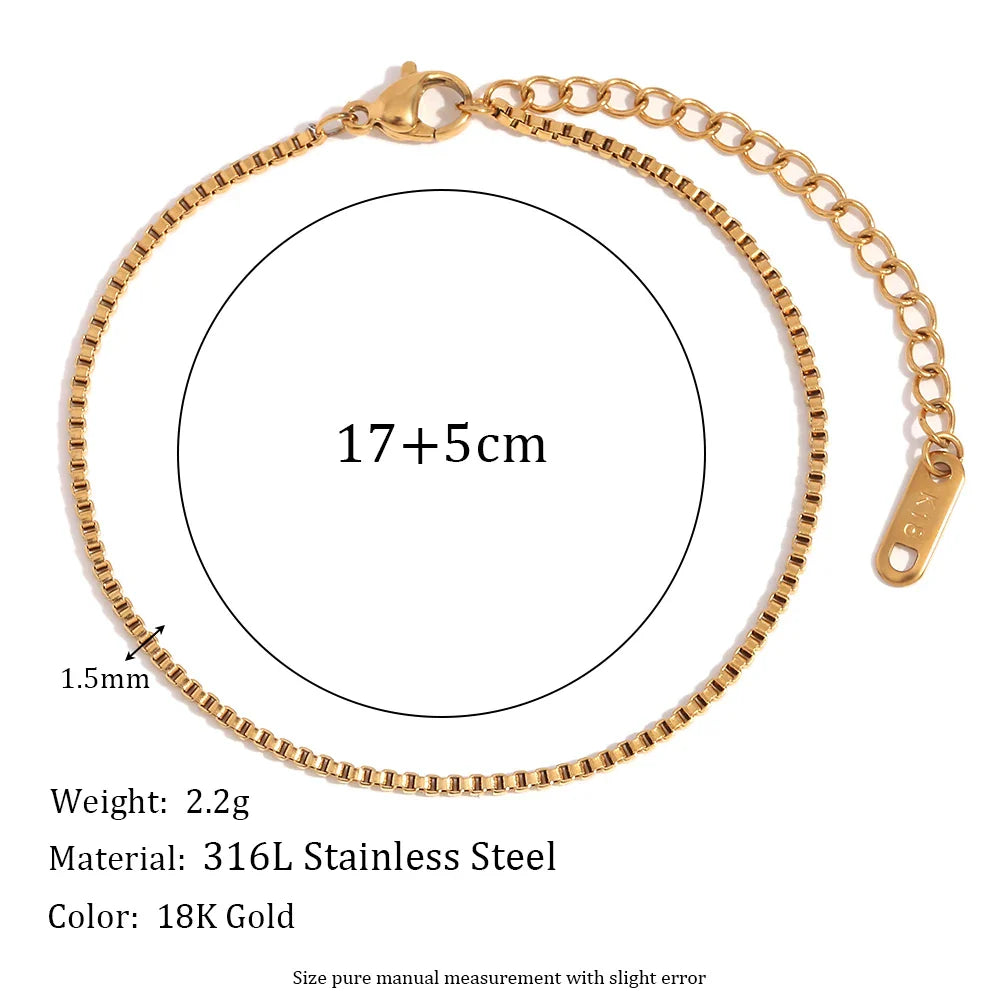 18k Modern Chain Bracelets