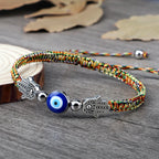 Braided Lucky Evil Eye Bracelets