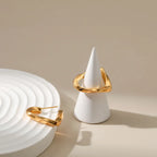 18k Twisted Hoop Earrings