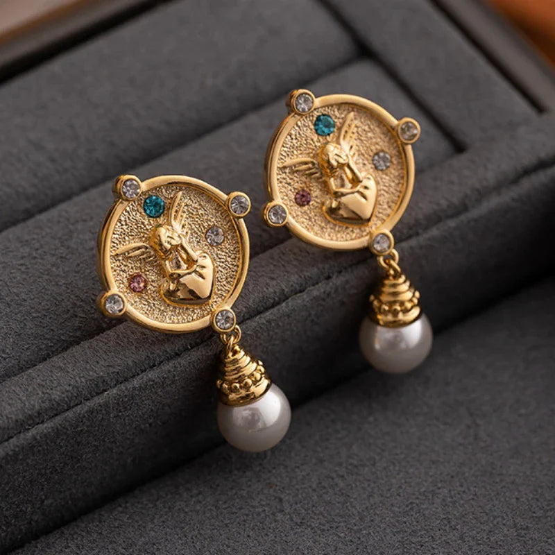 Elegant Fashion Coin Earrings