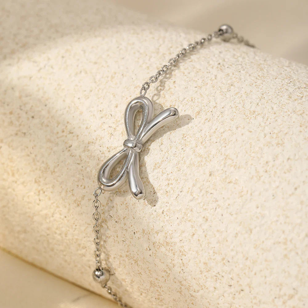 Cute Bow Chain Bracelet