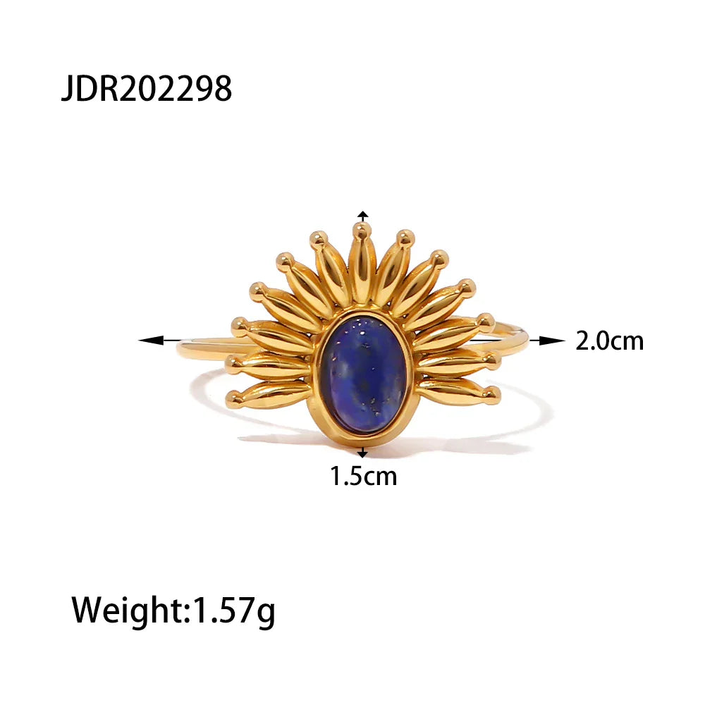 Retro Stone Rings
