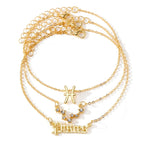 3PC Zodiac Anklets