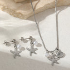 Beach Charm Jewelry Set