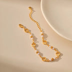 18k Pearl Hoop Bracelet