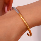 Dual Tone Bangle