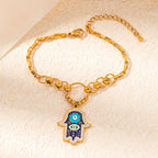 Evil Eye Palm Jewelry Set