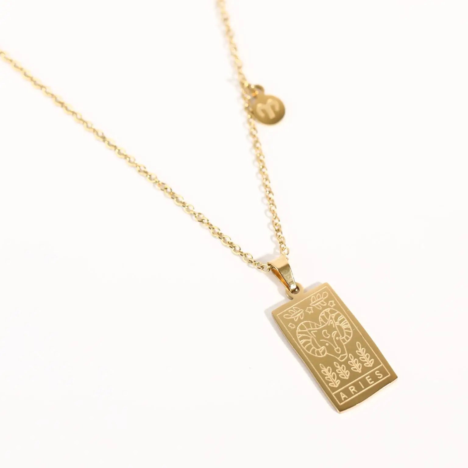 Vintage Zodiac Tarot Necklace