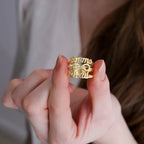 Custom Infinity Double Name Ring