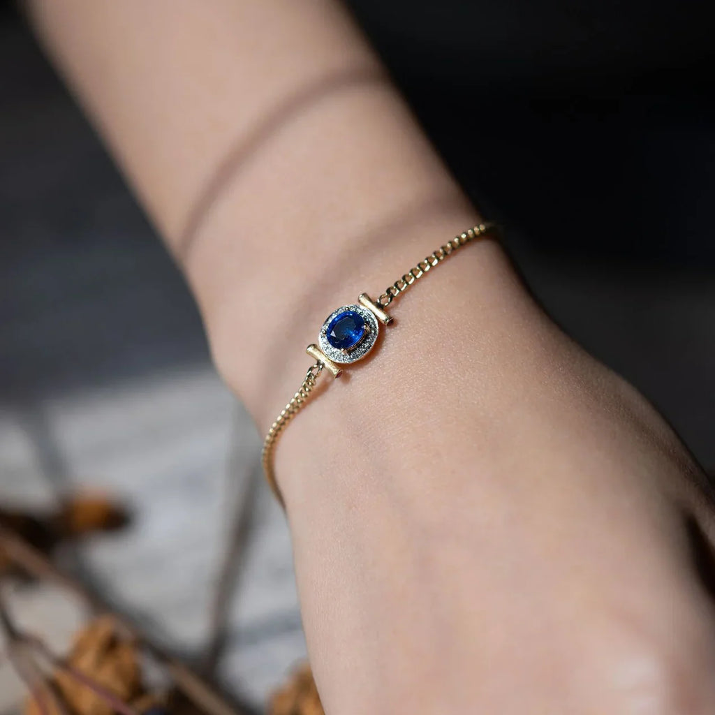 Blue Gem Jewelry Set