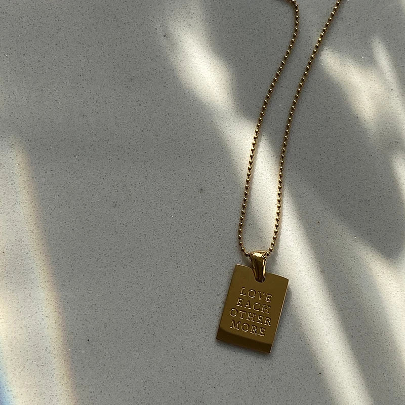 Engraved Motivational Necklaces