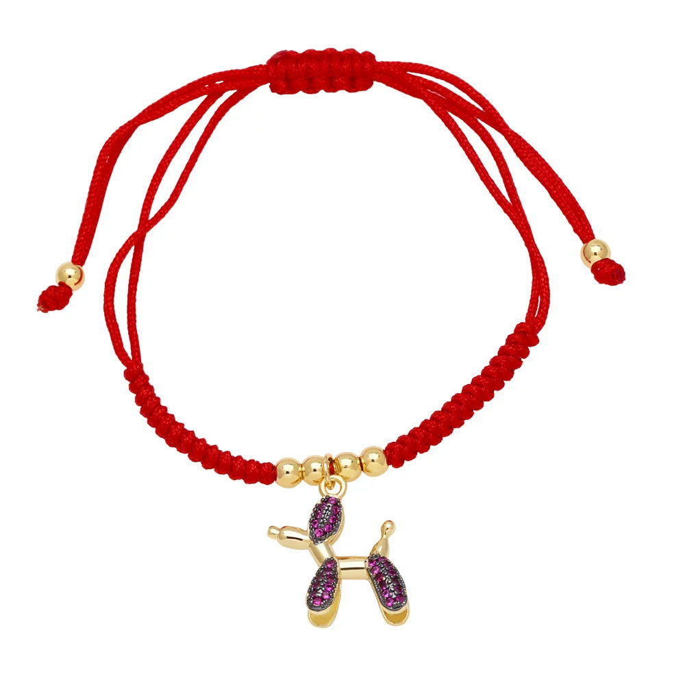 Balloon Dog Rope Bracelets